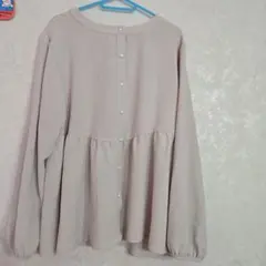 ☆レディース☆薄いグレーの長袖チュニック