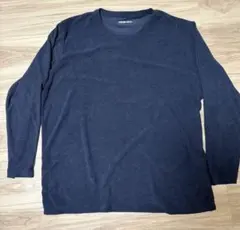 ワークマン メディヒール ルームパイル長袖クルーネック 3L ネイビー