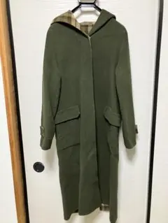 レディース　ロングコート　カーキ