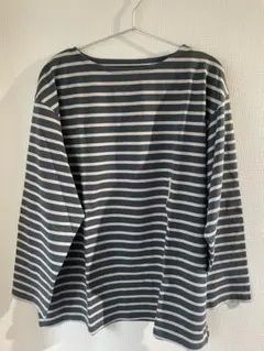 【無印良品】ボートネック九分袖Tシャツ