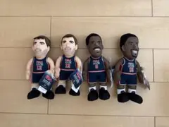 NBA  初代ドリームチーム人形３体　新品未使用 新品未使用】NBAドリームチームぬいぐるみ 5体セット【最終価格