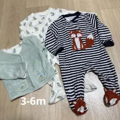 JoJo Maman Bébé 3点セット 3-6ヶ月