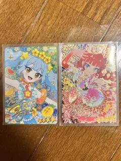 ひみつのアイプリ リング2弾 おとめ サイン入りカード 含む2枚セット