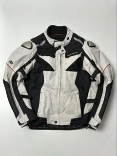 KOMINE バイクジャケット メッシュ ホワイト/ブラック XL 07-128 
