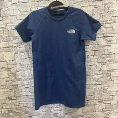 ザノースフェイス　デニム柄半袖ワンピース　140cm