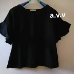 a.v.v standard ブラック 半袖カットソー