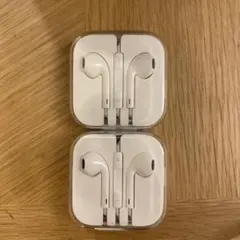 【新品未使用】Apple純正 iPhone イヤホン2個セット