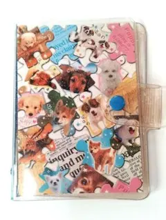 wanwanPuppies シール帳シールバインダー 平成レトロ 子犬パズル柄
