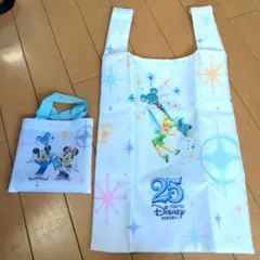 レア 希少 東京ディズニーリゾート 25周年 エコバッグ 2008年 平成レトロのサムネイル