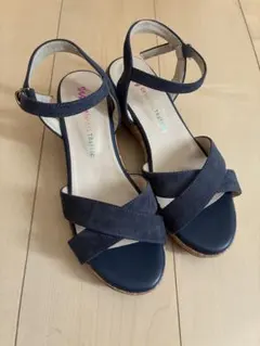 【WA ORiental TRaffic】ネイビー レディースサンダル