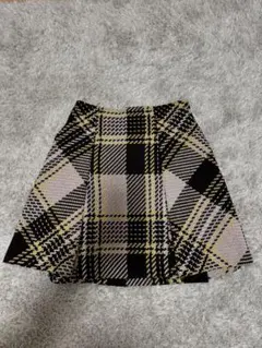 SNIDEL ロービングチェックミニスカート　サイズ2
