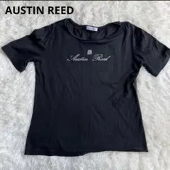 【オースチンリード】ロゴ刺繍カットソー 半袖 Tシャツ 黒 38 Mのサムネイル