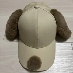 USJ スヌーピー　ベージュキャップ