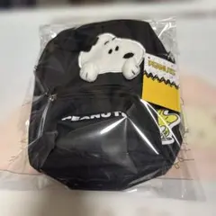 PEANUTS スヌーピー ショルダーバッグ ブラック