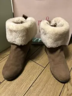 ファー ショートブーツ ムートンブーツのサムネイル