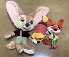 ズートピア ぬいぐるみ3体セット