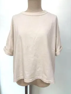 ロンハーマンヴィンテージライトベージュクリームクロップド丈半袖Tシャツのサムネイル