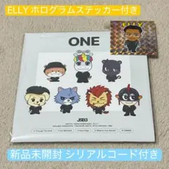 ONE三代目 ミニアルバム CDシリアルコード、ELLYホログラムステッカー付