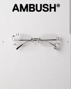 イェッサー様専用】AMBUSH リムレスメガネ ピアスサングラス ゴールド