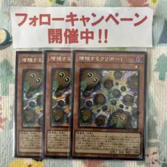 遊戯王 増殖するクリボー シークレット 3枚セット