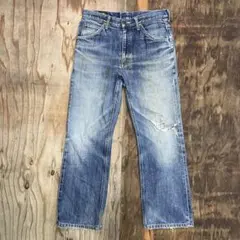 Lee リー 0102 日本製 色落ち◎ グランジ ダメージ デニム パンツ