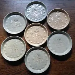 奈良 赤膚焼 古瓦皿のサムネイル