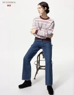 67Blue UNIQLO×JW ANDERSONストレートジーンズ23