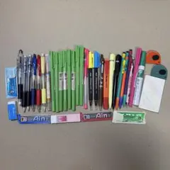 シャーペン ボールペン マーカー 無印良品 大量セット まとめて 筆記具