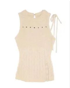 andmary Laina ribbon tank light blue - メルカリ
