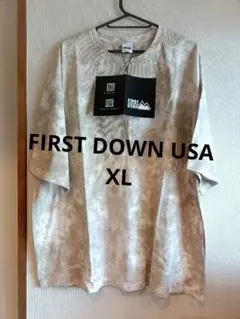 FIRST DOWN USA タイダイ柄 Tシャツ XLサイズタグ付き未使用のサムネイル
