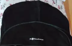 JR Takashimaya　AOKI 黒衣類カバー 透明ポケット付き
