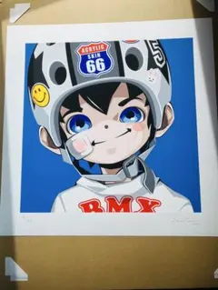 松浦浩之　BMX シルクスクリーン　版画