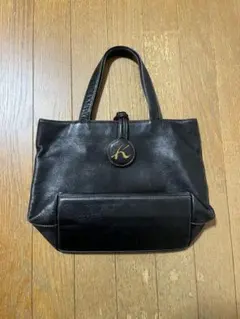 Kitamura レディース ハンドバッグ 革 ブラック 黒 ウィメンズ かばん