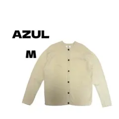 AZUL ニットカーディガン ベージュ M 古着