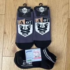 新品未使用(3点セット)ワールドトリガー他 キッズソックス 23-25cm