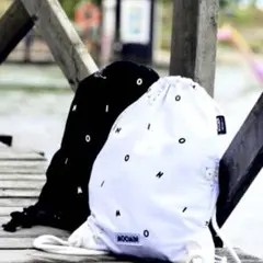 MOOMIN by MOZO ナップサック　ホワイト・アイコン《新品未開封》