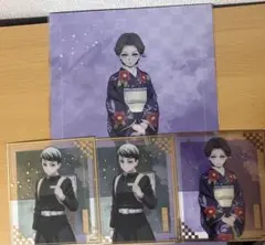 鬼滅の刃　アニプレックスくじ　珠世様と愈史郎くん　クリアファイル＆クリア色紙