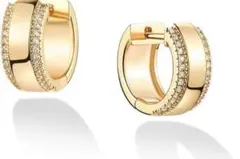 ピアス レディース リングピアス スワロフスキーフープピアス アレルギーフリー