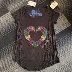 値下げ★デシグアル Tシャツ 半袖 ビーズ★Sのサムネイル