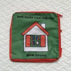 ミッフィー 絵本型ポーチ ファスナー付