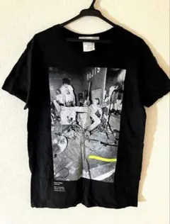 NIRVANA Kurt Cobain フォトプリント Tシャツ ブラックのサムネイル