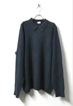 URU(ウル)/KNIT POLO SHIRT(TYPE B)/Viridianのサムネイル