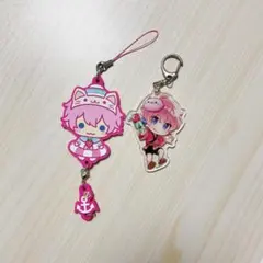 さとみくんグッズ　2021summerアクキー&ラバスト