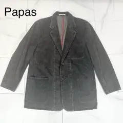 希少❗️Papas ブラックデニム　テーラードジャケット　2B フェード　Mのサムネイル