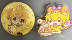 すとぷりるぅとくん缶バッジ+アクリルバッチ