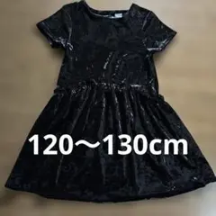 翌日発送 next 黒 ベルベット 半袖ワンピース パーティー ハロウィン