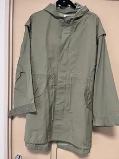 美品　coen フード付きミリタリーコート