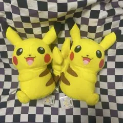 ポケモン ピカチュウ ぬいぐるみ 2体セット - メルカリ