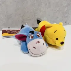 くまのプーさん　赤いほっぺ　寝そべり　マスコット　プーさん　イーヨー