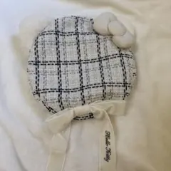 ユニバチェック柄カチューシャ ハローキティ